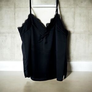 Abercrombie & Fitch Black Tank Adjustable BRAND NEW Small Lace Double Straps